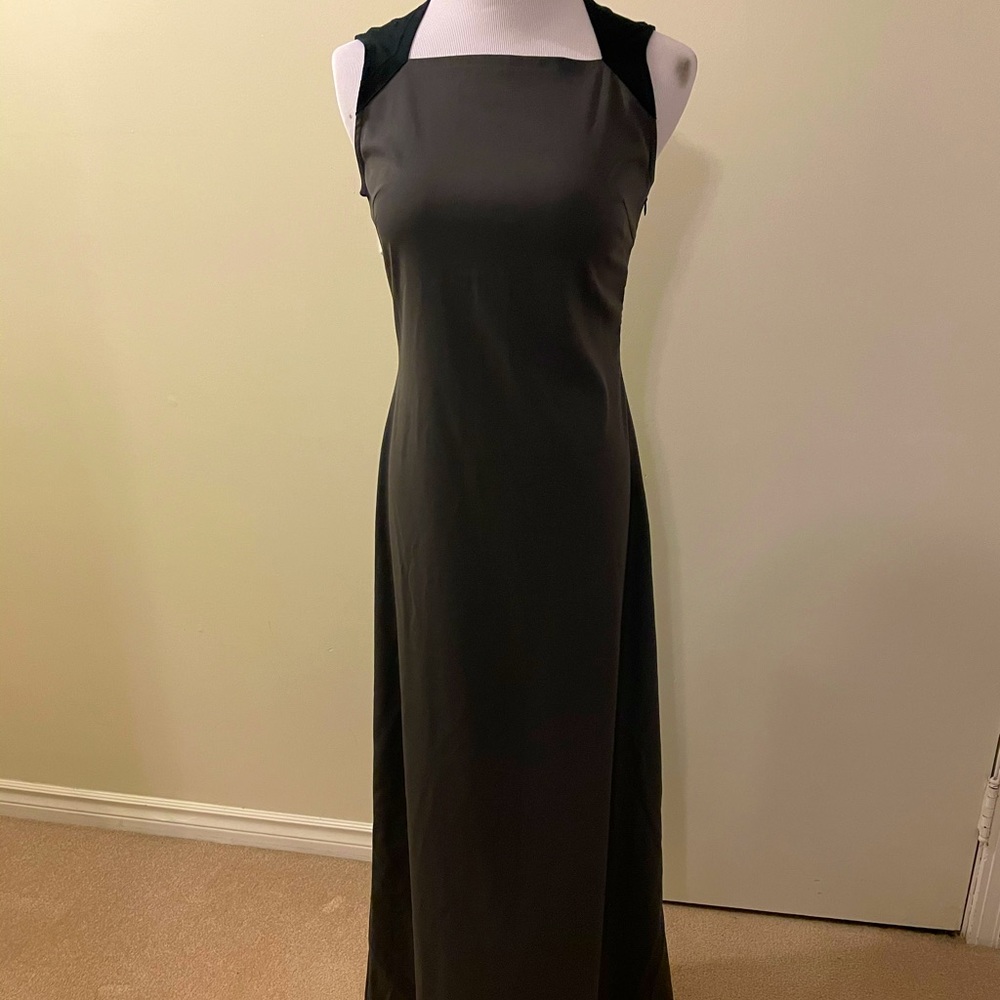 Elegant E-Play grey and black maxi Dress